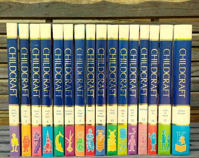 COMPLETE Childcraft Encyclopedia Set/15 Volume/how and Why Library