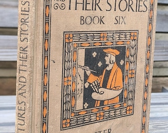 c. 1930 Childrens Art Appreciation/History- Great Pictures and Their Stories/Book 6/Illustrated/Paintings/Artwork/Study/Classical/Mentzer