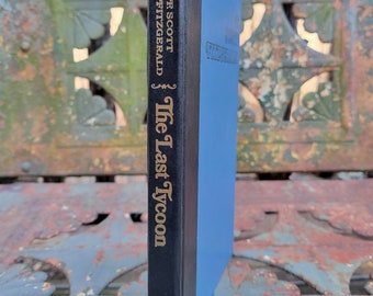The Last Tycoon/F Scott Fitzgerald/vintage Copy/Fiction/Literature/Hardcover/Blue/Charles Scribners Sons/c 1969/Classics/American/Gold/Black