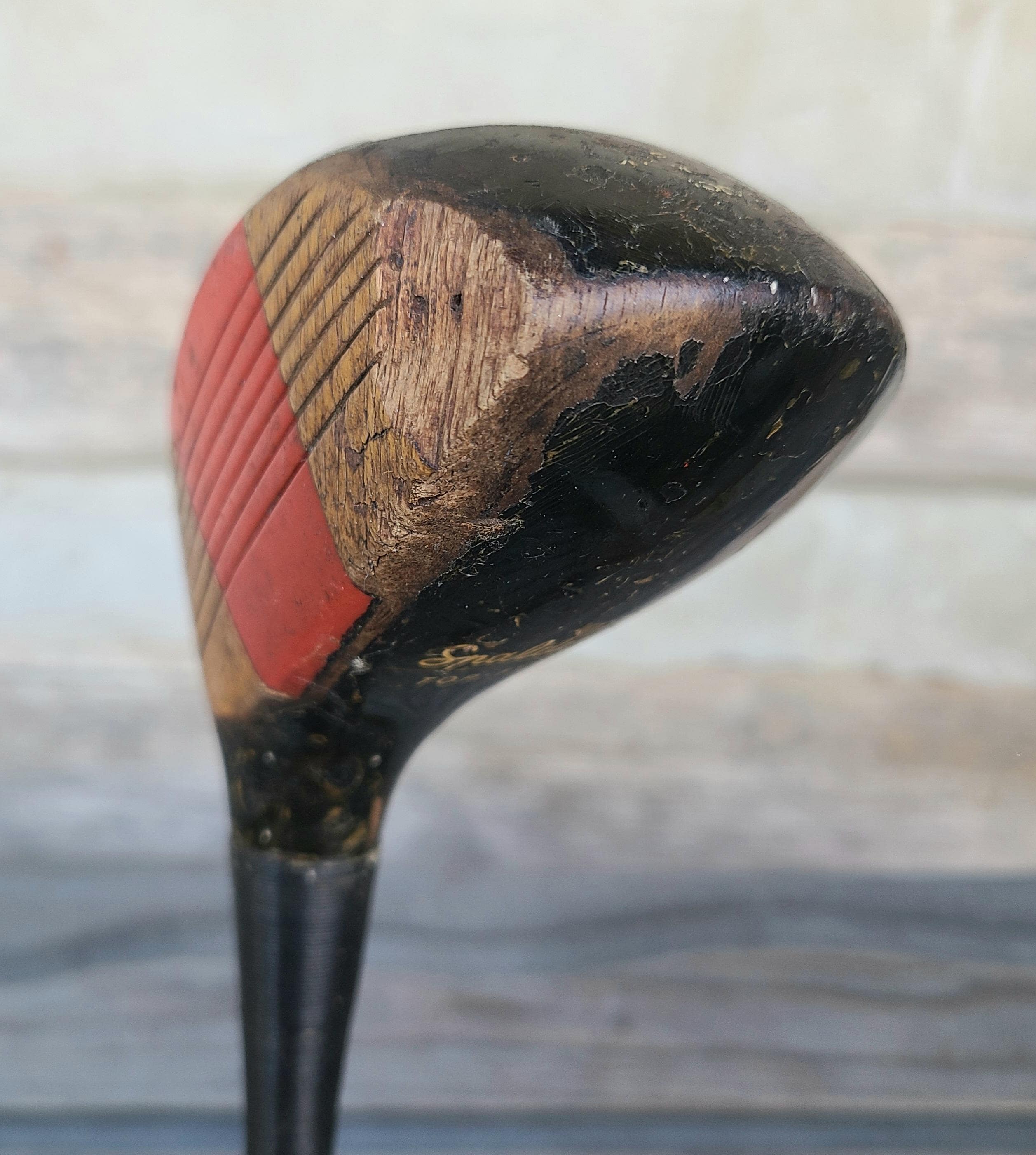 Lot De 3 Clubs De Golf Bois Vintage Spalding Top-Flite Modèle 56 - Fers Droits Collection