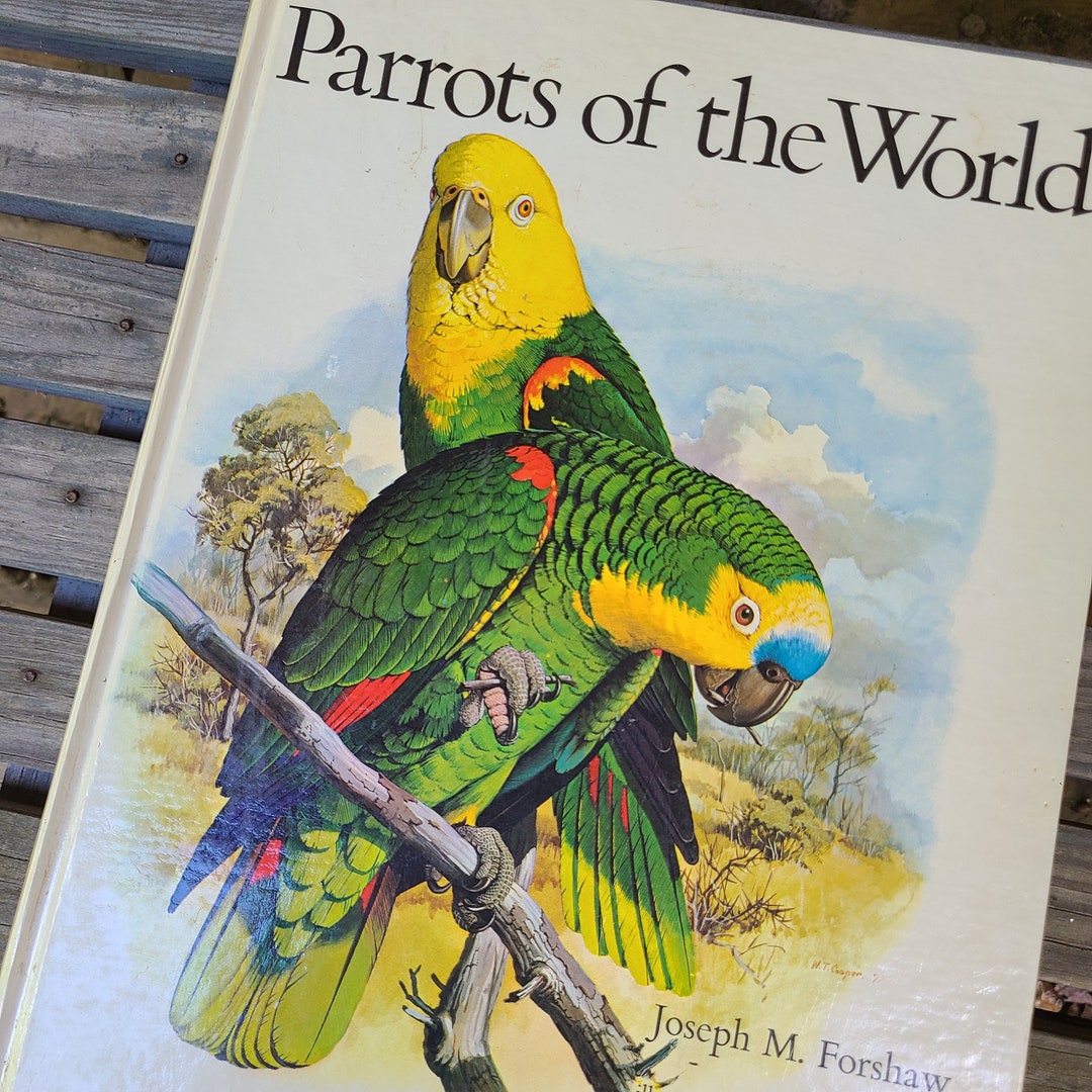 Parrots of the World Joseph M. Forshaw. Large Illustrated Etsy