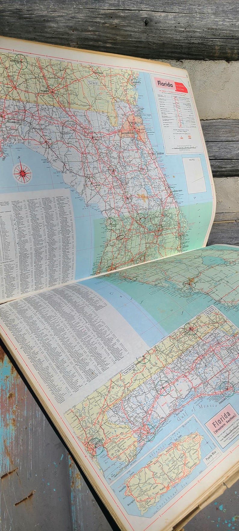XL Book- 1978- Maps and Charts for Highways/vintage/books/us Road Maps ...