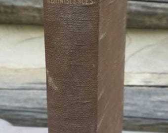 1888- My Autobiography and Reminiscences, W P Frith- 1800's Antique Books/English Painter/Art/Biographies/Biography/Autobiographies/Brown