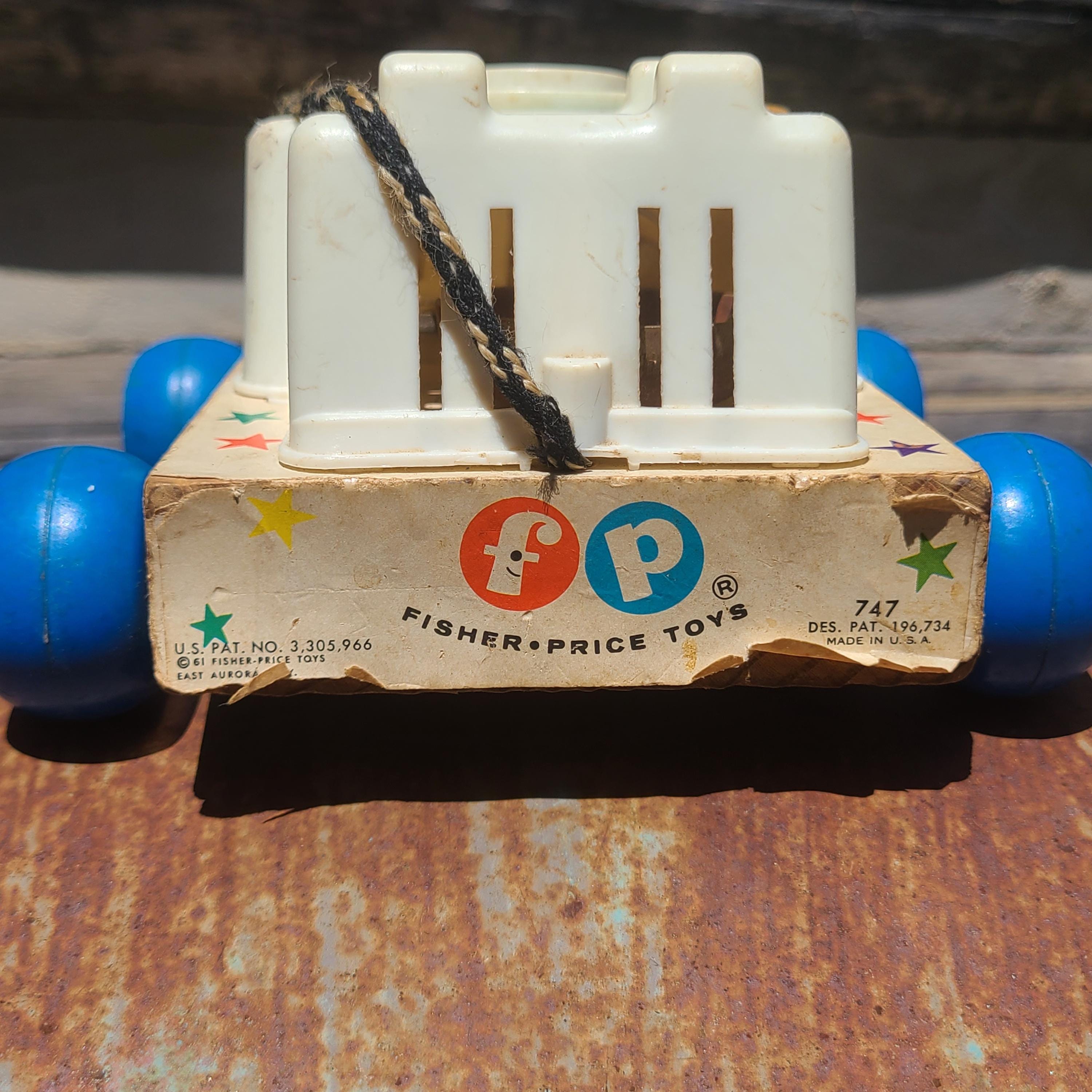 Fisher Price Chatter Phone/c. 1960s/1970s/vintage/toys/rotary