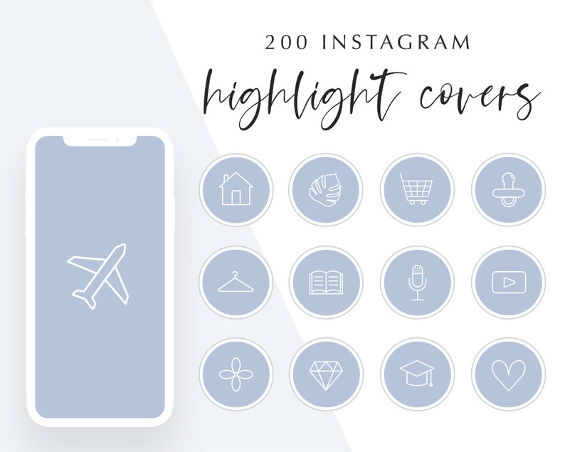 icons cover highlight instagram blue friends icons cover highlight instagram blue friends
