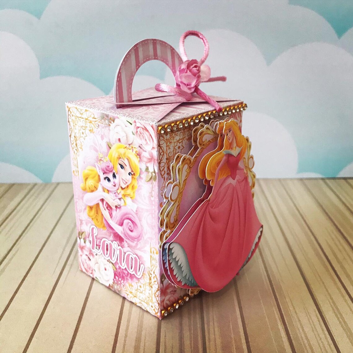 Sleeping Beauty Favor Box Belle Party Supplies Bags Aurora Etsy Canada