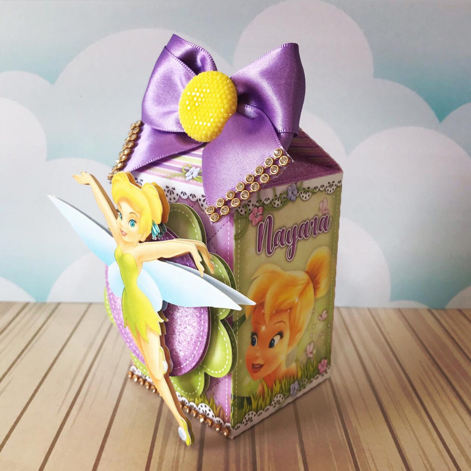 Tinker Bell Favor Box Fairy Party Supplies Bags Fairies Etsy
