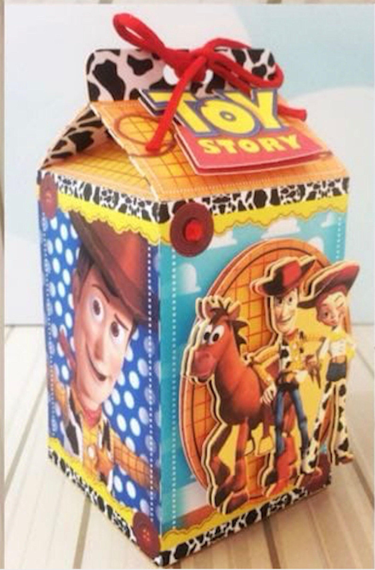 Toy Story Party Favor Boxes Woody Birthday Decor Buzz Etsy