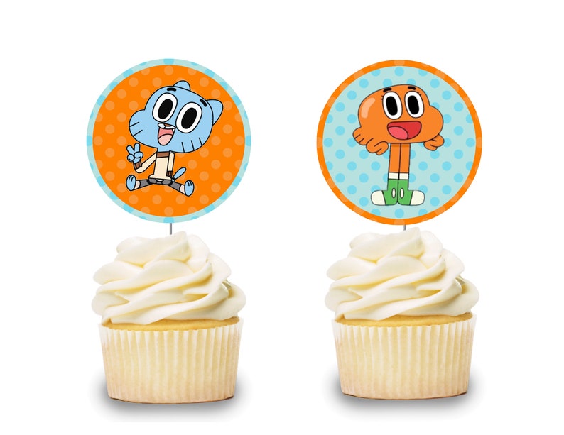 The Amazing World of Gumball Favors Boxes Darwin Party Etsy