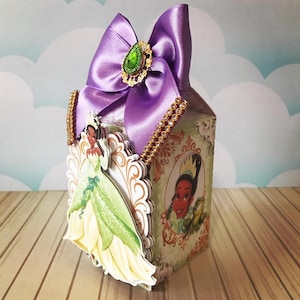 The Princess and the Frog Favors Boxes, Tiana Birthday Decoration, Baby Shower, Party Supplies, Cupcake Toppers, Cake Decor, Printable DYI