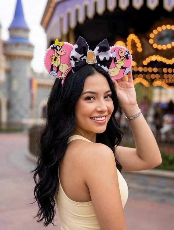 Clarabelle Cow Inspired Mouse Ear Headband - Etsy display picture 2