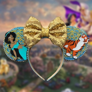 Jasmine Inspired Ears | Mouse Ear headband | Jasmine headband