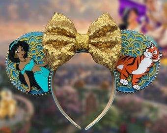 Jasmine Inspired Ears | Mouse Ear headband | Jasmine headband