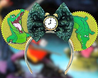 Tick-Tock Croc Mouse Ear Headband