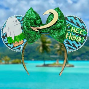 Shark Head Maui Mouse Ears: Moana Inspired Headband