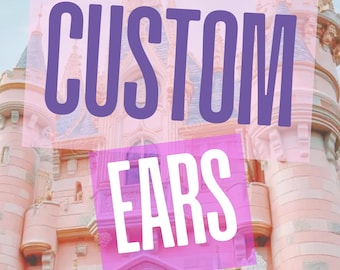 Benutzerdefinierte Maus Ohren Stirnband | Personalisierte Park Ohren