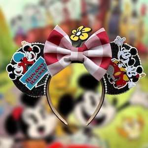 Mickey’s Runaway Railway Inspired Ears | Mouse Ear headband | Mickey inspired headband