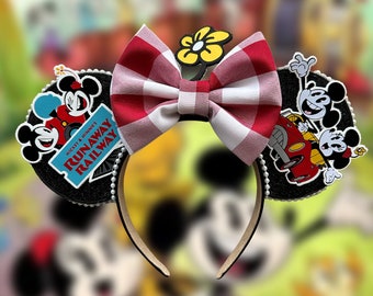 Mickey’s Runaway Railway Inspired Ears | Mouse Ear headband | Mickey inspired headband