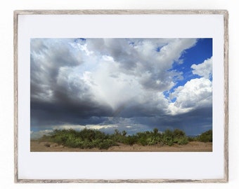 Desert landscape Photography | Arizona Desert rainbow Photography | Landscape Modern Desert Art photography