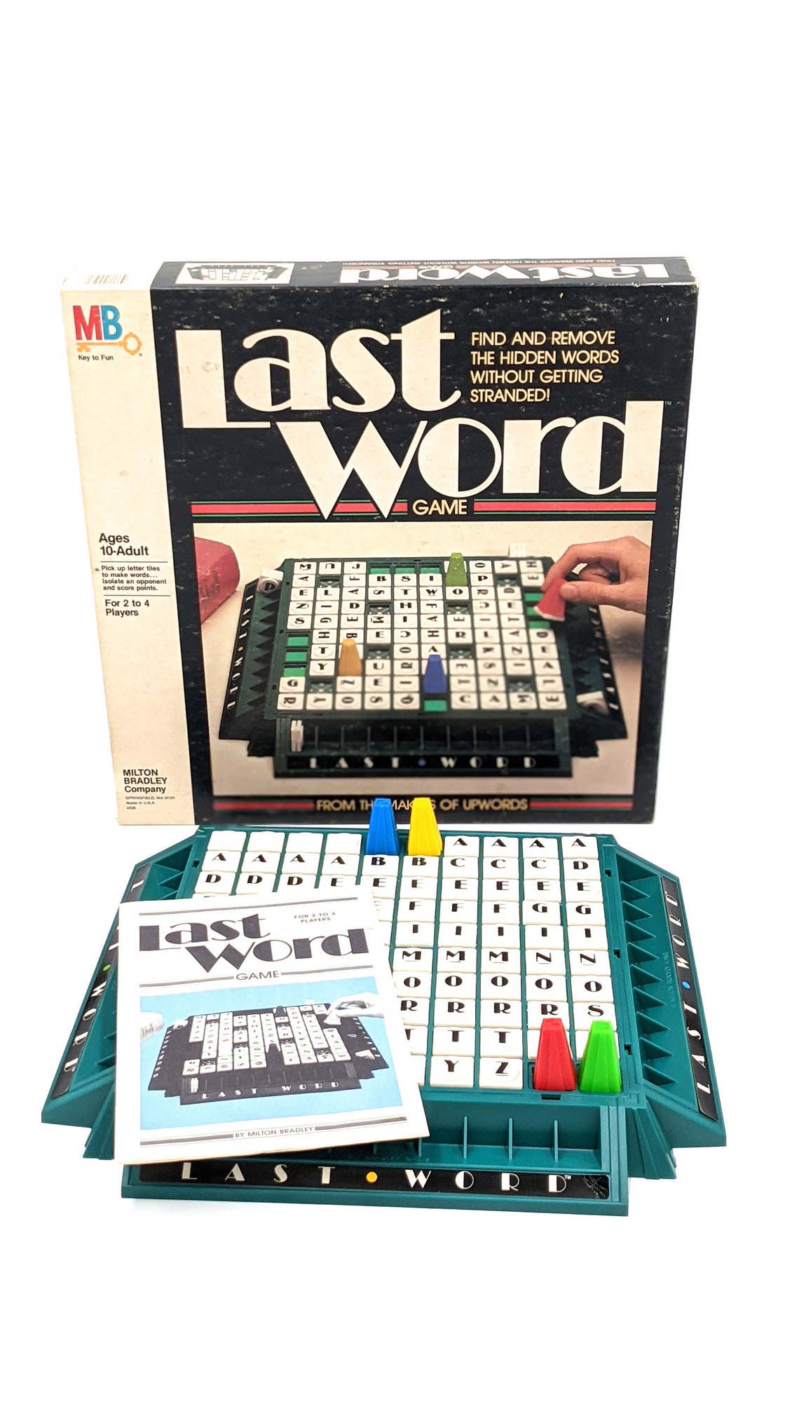 VTG GAME Last Word Game 4508 by Milton Bradley 1980s classic Etsy