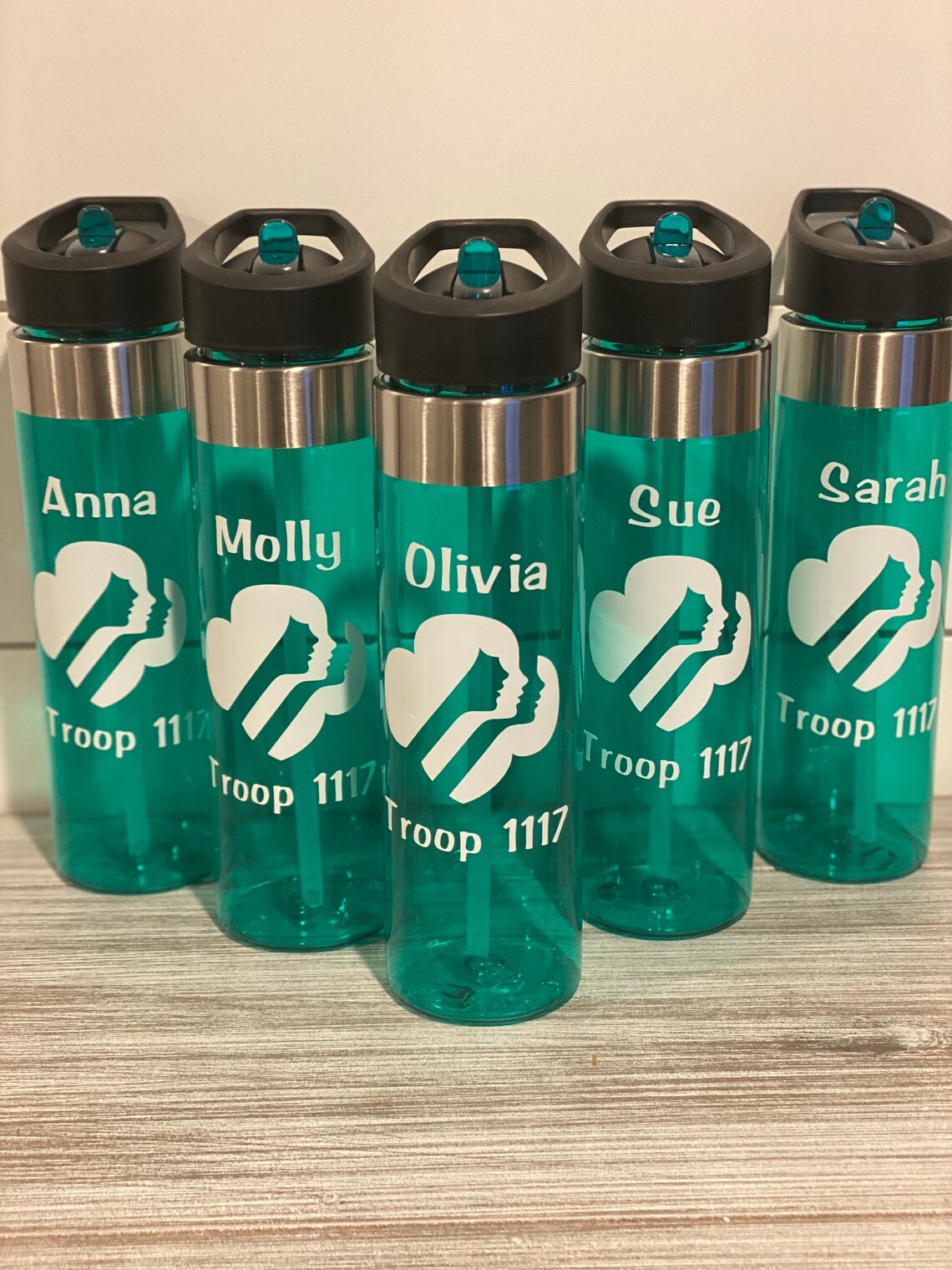 Girl Scouts Custom Water Bottles - Etsy