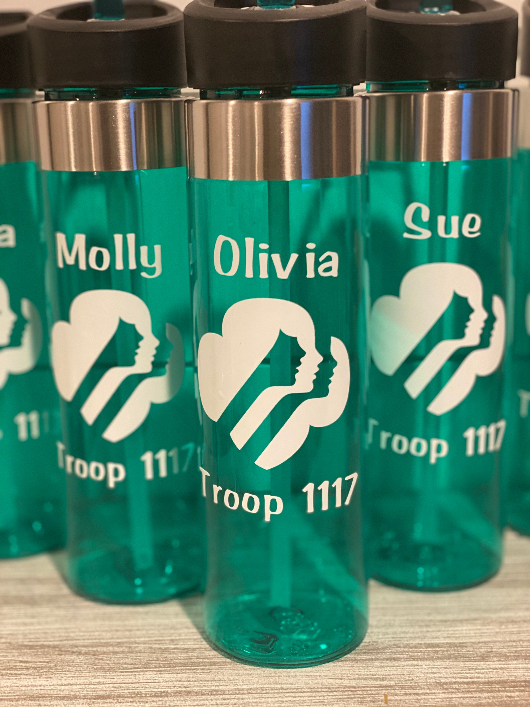 Girl Scouts Custom Water Bottles - Etsy