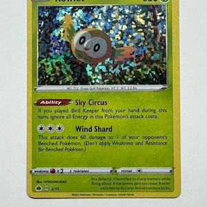 rowlet pokemon card value mcdonalds Rowlet Holo McDonalds 25th Anniversary 7/25, NM Pokemon Card