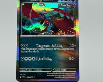 Roaring Moon 109/162 - Temporal Forces - Rare Holo - Pack Fresh