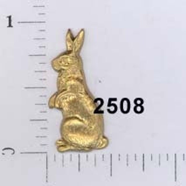 12 pcs bunny rabbit gardening Easter charm stamping finding, embellishment #2508