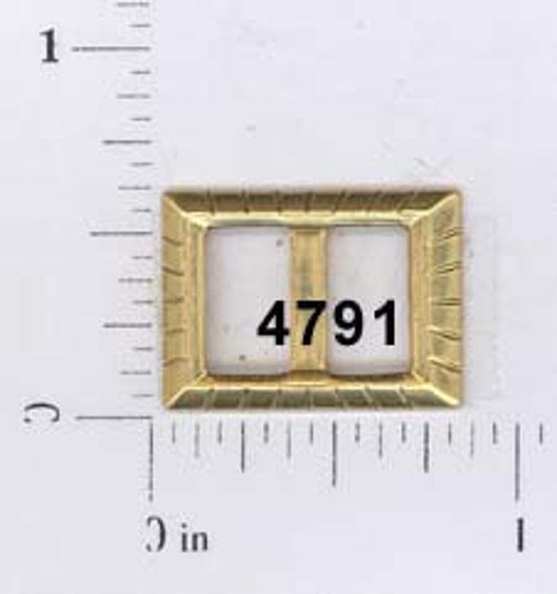brass slide buckle