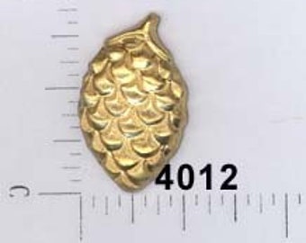 4 pieces pine cone embellishment ornament #4012