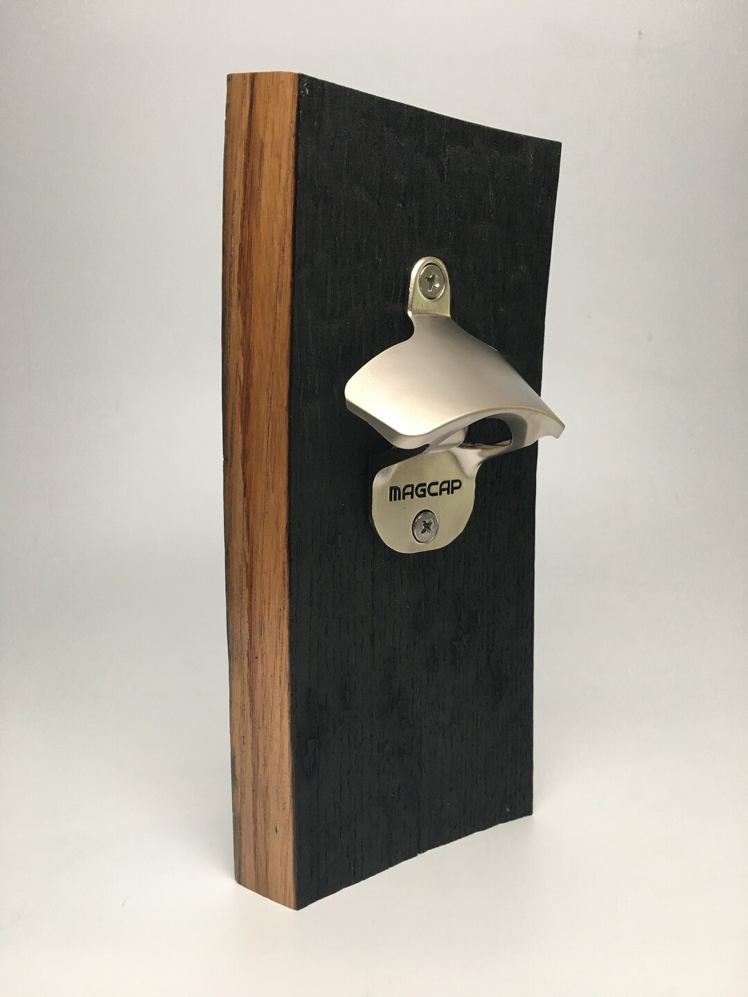 Whiskey Barrel Stave Bottle Opener Etsy