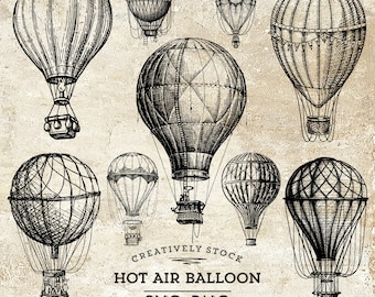 Heißluftballon SVG PNG Bundle, Heißluftballon SVG PNG, Heißluftballon PNG-Schnittdateien für Cricut, Heißluftballon-Svg-Png-Bundle, Abenteuer-Svpng-Bundle