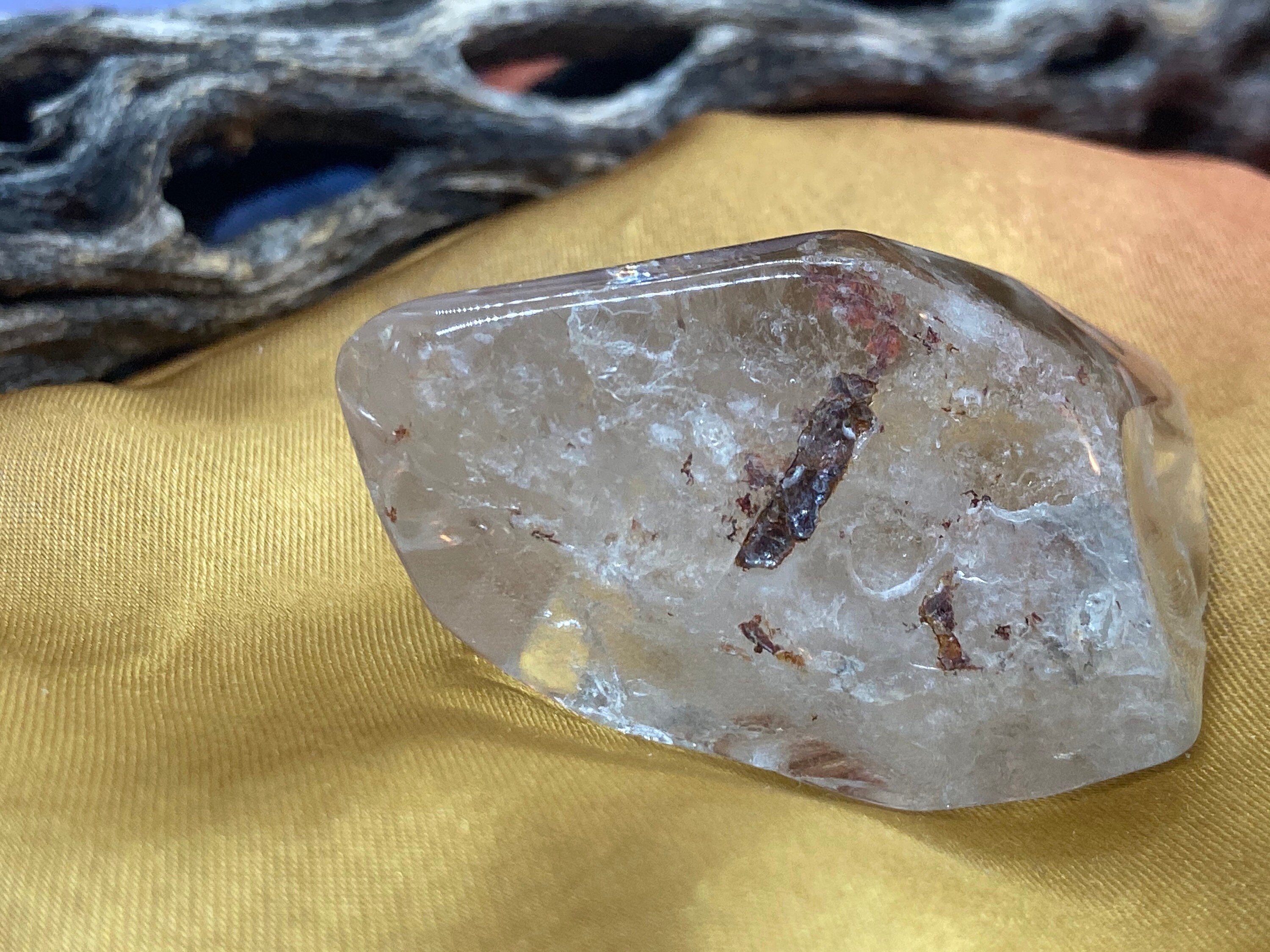 Phantom Quartz / Unique Tumbled Angel Phantom Quartz / Etsy