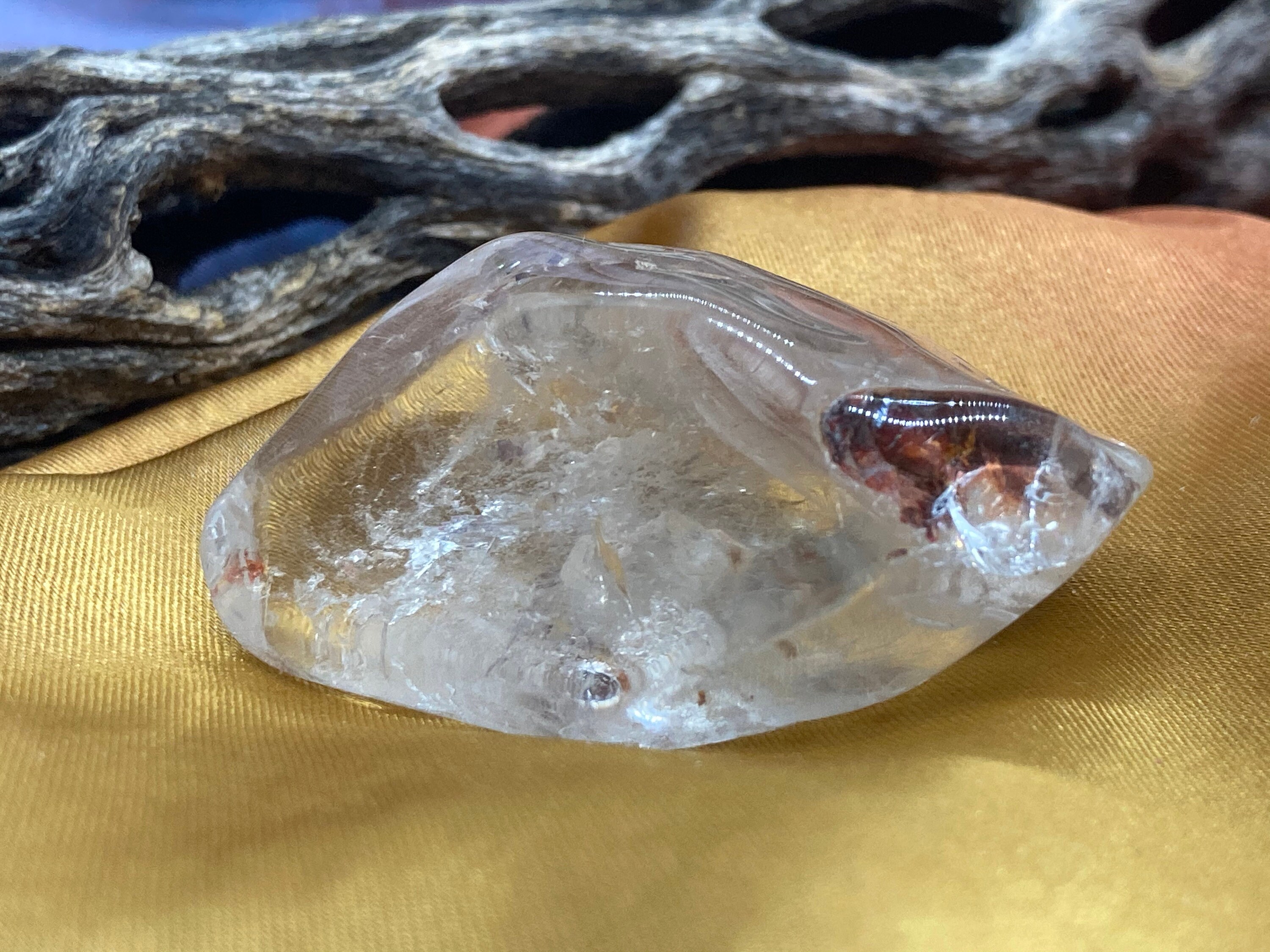 Phantom Quartz / Unique Tumbled Angel Phantom Quartz / Etsy