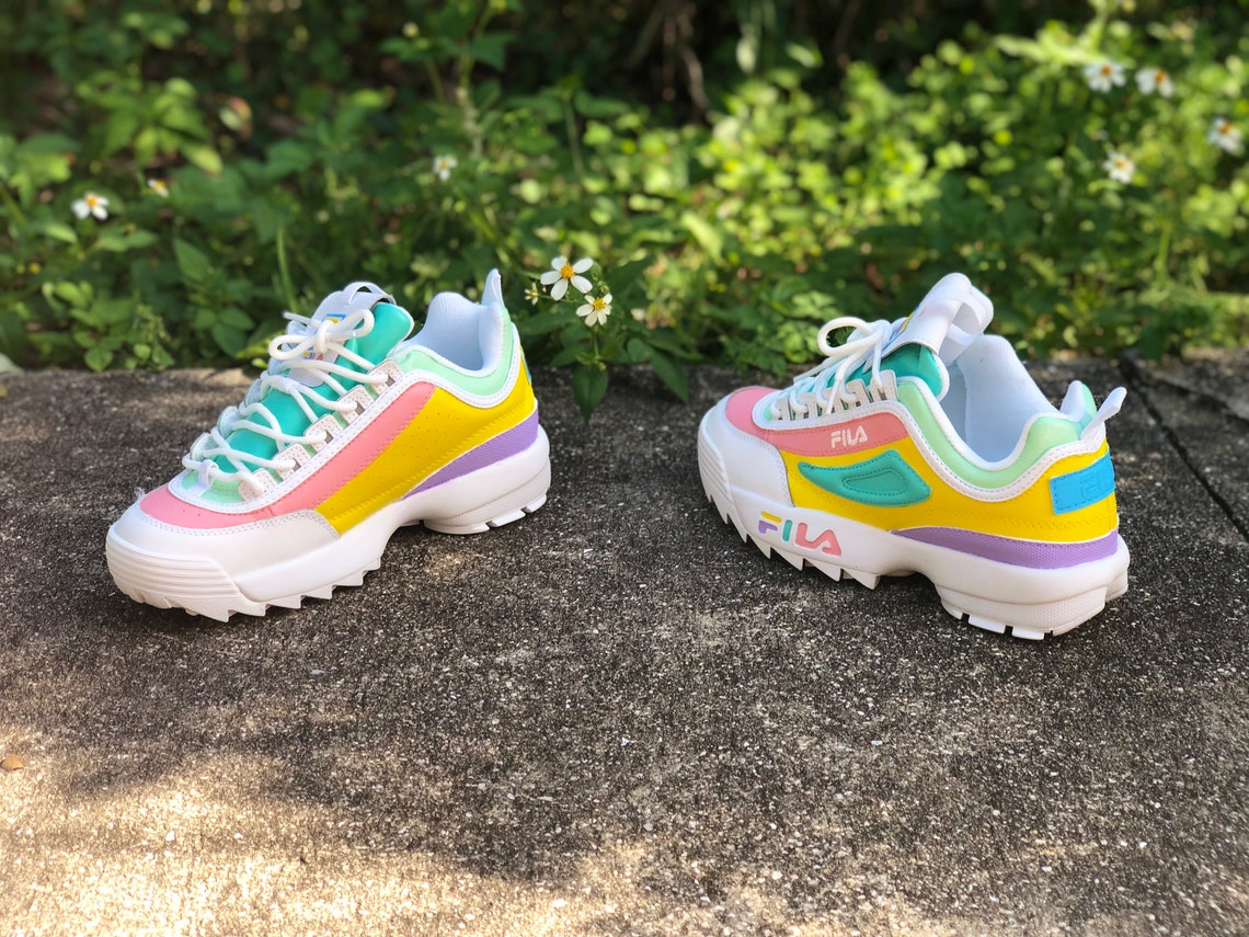 colorful fila disruptor