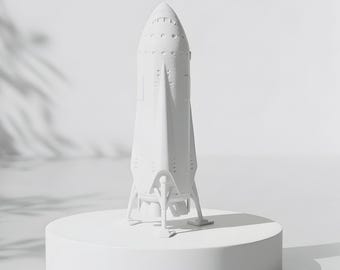 Interplanetary Starship Model / Spaceship / Ready to Display / Modern Sci-Fi Home / NASA / SpaceX / Perfect Gift for Space Nerds