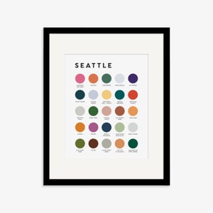 Seattle Color Palette Print image 3