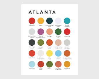 Atlanta Color Palette Print 