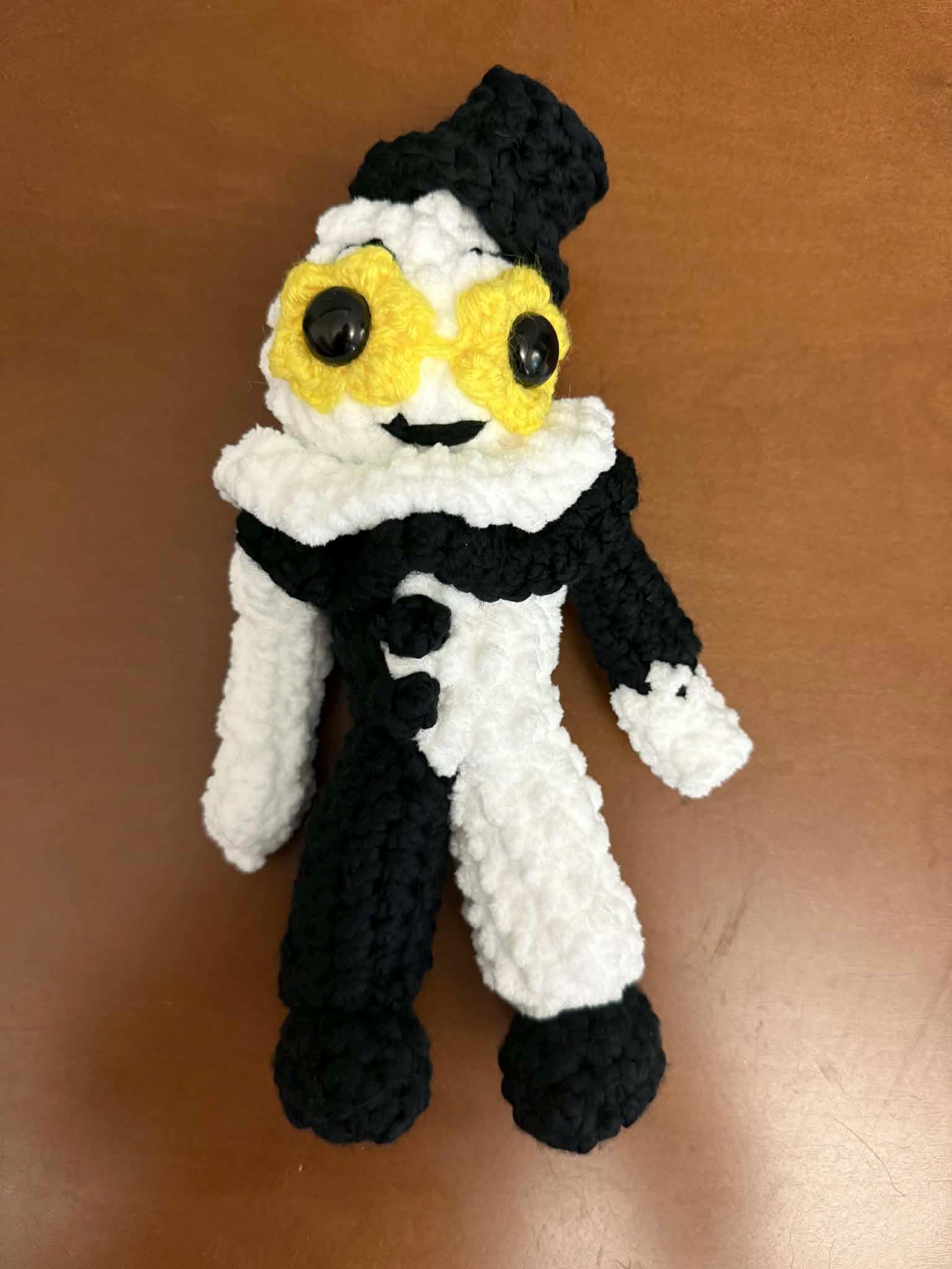 Monochrome Clown Crochet Pattern