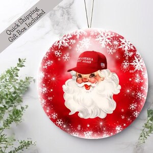 Trump Santa MAGA Ornament
