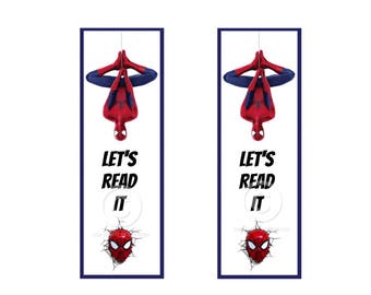 Batman Bookmark Printable Bookmarks Instant Download | Etsy