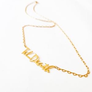 Til Death Do Us Part Dainty Gold Chain Necklace