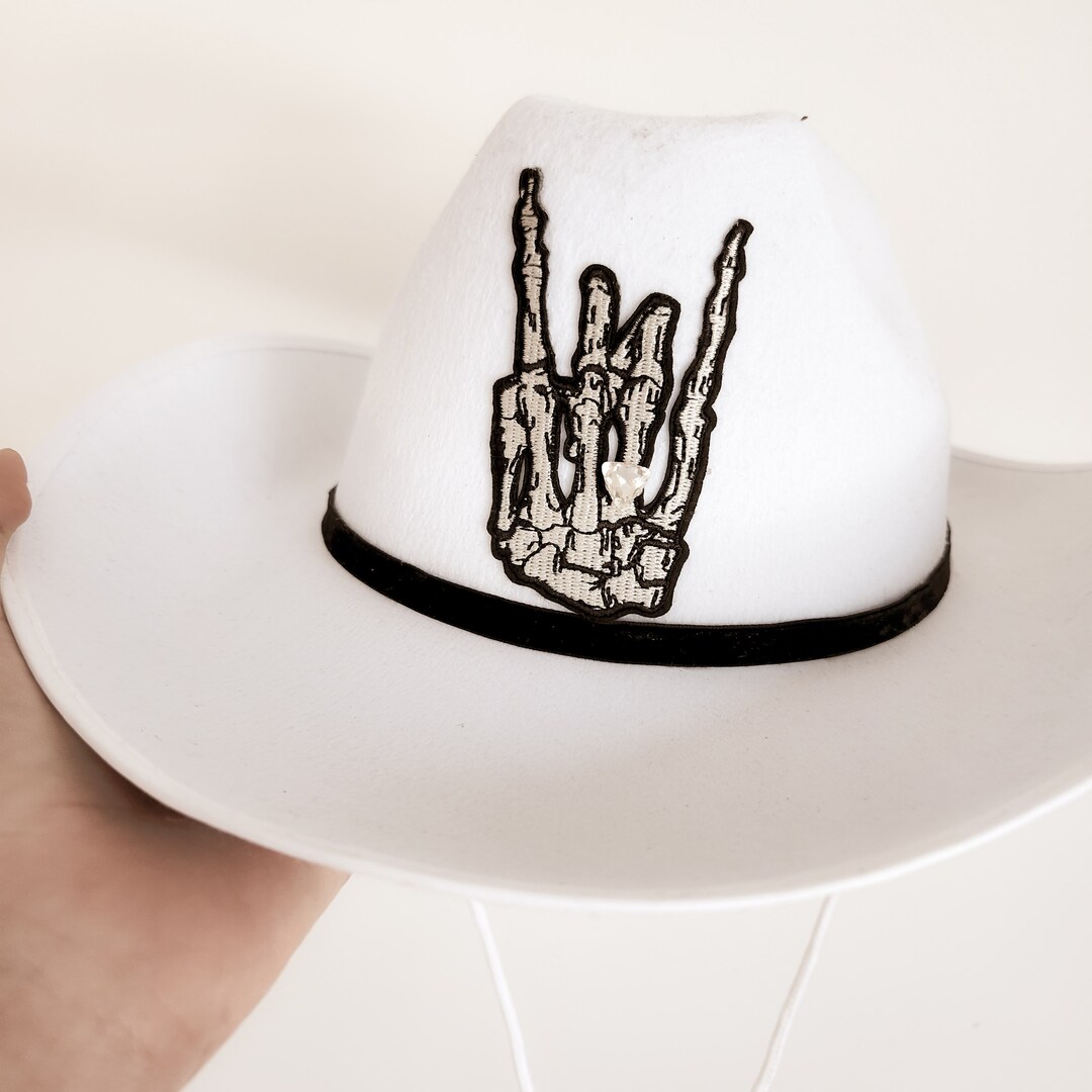 Til Death Do Us Part White Custom Cowboy Hat Etsy
