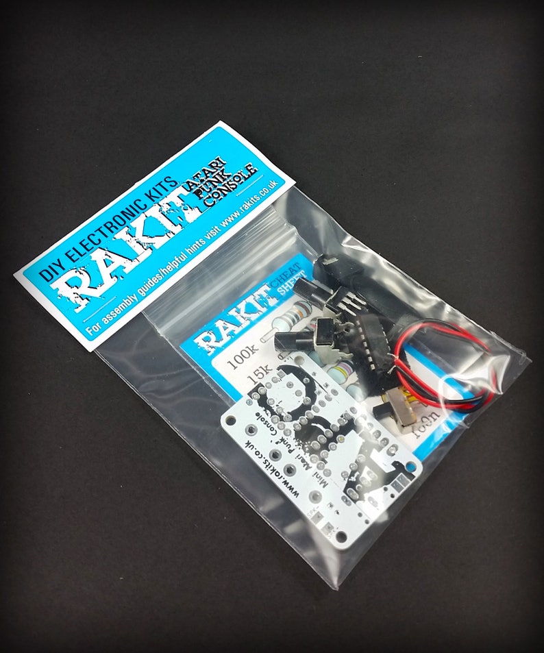 Atari Punk Console kit by Rakit. Beginners DIY Electronic Project, Circuit Bent Synthesizer, Noisemaker image 2