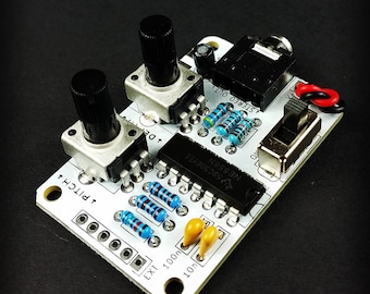 Kit de consola Atari Punk de Rakit. Proyecto electrónico de bricolaje para principiantes, sintetizador de circuito doblado, generador de ruido