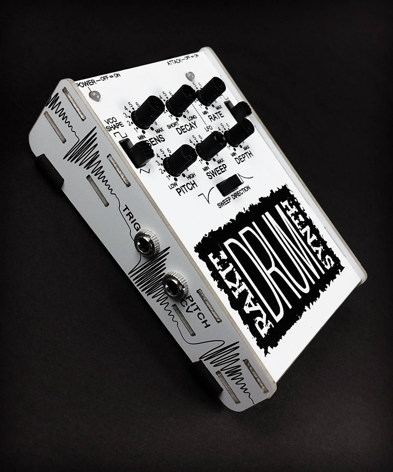 Analogue Drum Synth diy soldering kit by Rakit. Boss PC2