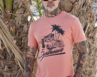 Camiseta de sintetizador vintage de los 80 estilo synthwave de Rakit DIY synths