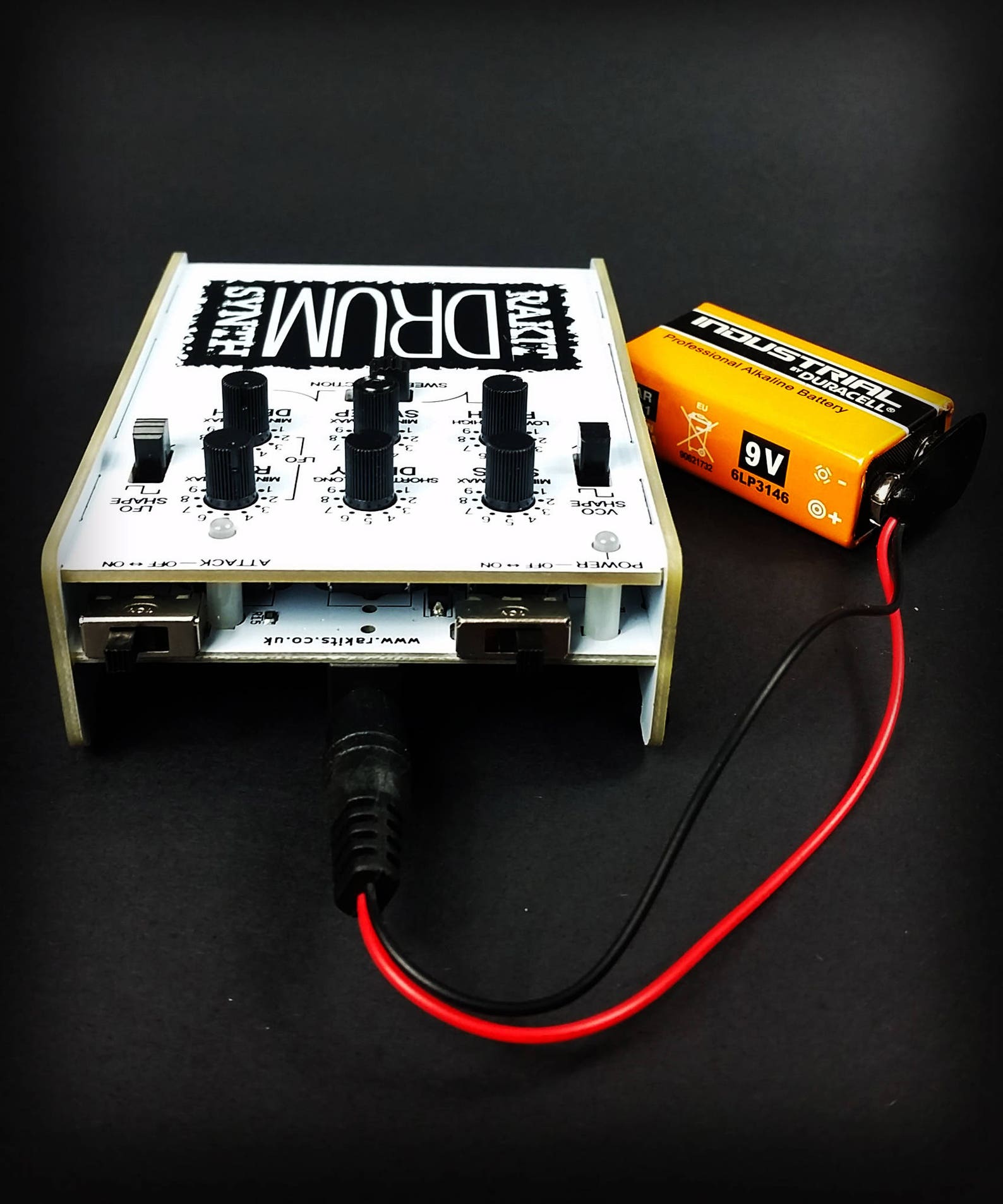 Analogue Drum Synth diy soldering kit by Rakit. Boss PC2