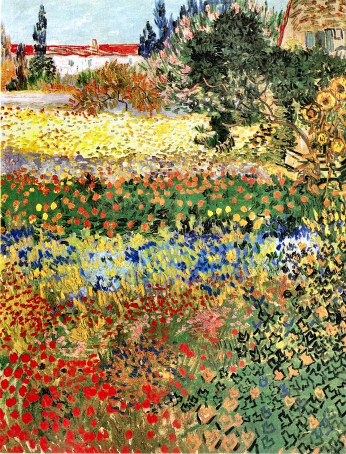 Flower Garden cross-stitch pattern | Etsy